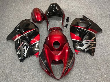 1997-2007 Maroon and Black Style Suzuki GSXR 1300 Hayabusa Motorcycle Fairing