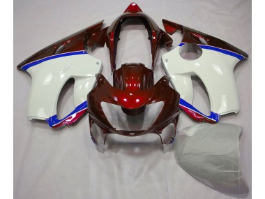1999-2000 Deep Red and Blue Honda CBR600 F4 Motorcycle Fairing