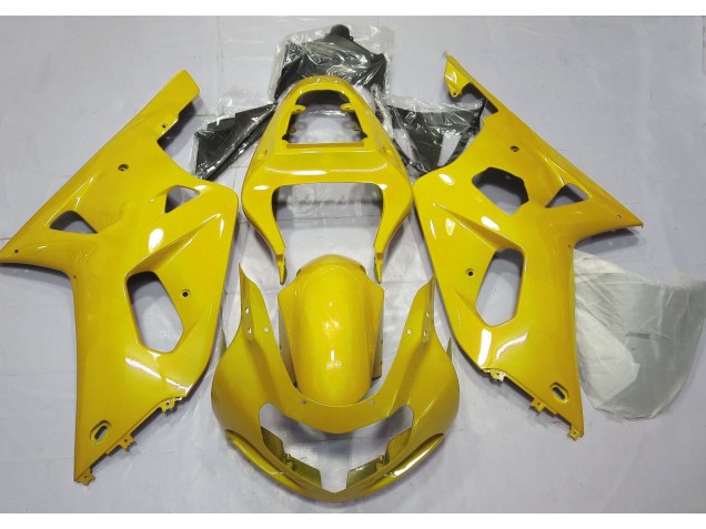 2001-2003 Bright Yellow Suzuki GSXR 600-750 Motorcycle Fairing