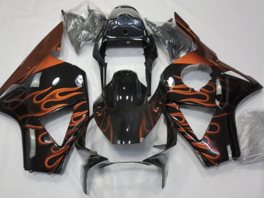 2002-2003 Orange Flame Honda CBR954RR Motorcycle Fairing