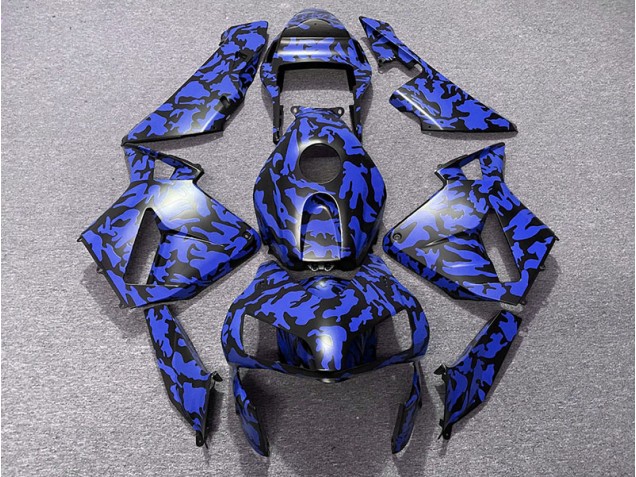 2003-2004 Blue Camo Honda CBR600RR Motorcycle Fairing
