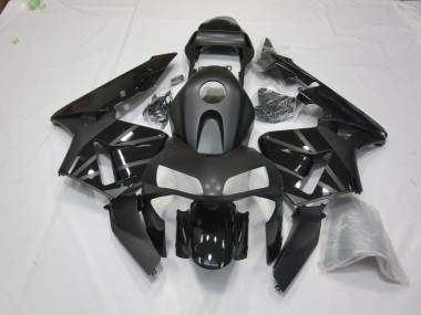 2003-2004 Matte Black / Gloss Honda CBR600RR Motorcycle Fairing