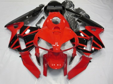 2003-2004 Red & Black OEM Style Honda CBR600RR Motorcycle Fairing