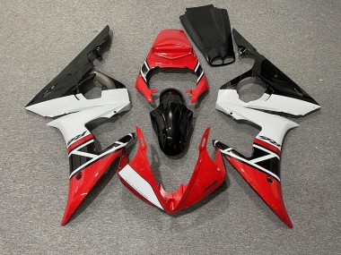 2003-2004 Red White and Black Yamaha R6 Motorcycle Fairing