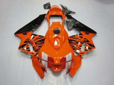 2003-2004 Tribal Orange Honda CBR600RR Motorcycle Fairing
