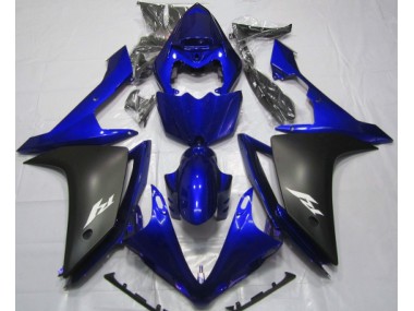2007-2008 Gloss Blue and Black Yamaha R1 Motorcycle Fairing