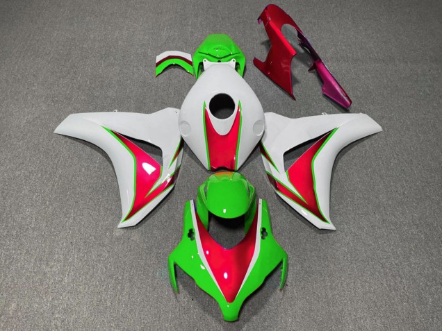 2008-2011 Green and Red Gloss Honda CBR1000RR Motorcycle Fairing