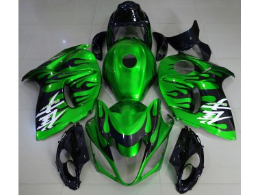 2008-2020 Gloss Green & Black Suzuki GSXR 1300 Hayabusa Motorcycle Fairing