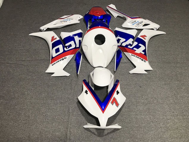 2012-2016 Racing Design White Honda CBR1000RR Motorcycle Fairing