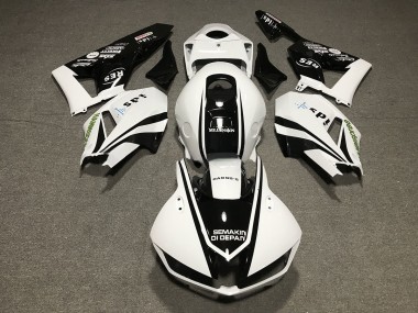 2013-2023 Black and White Design Honda CBR600RR Motorcycle Fairing